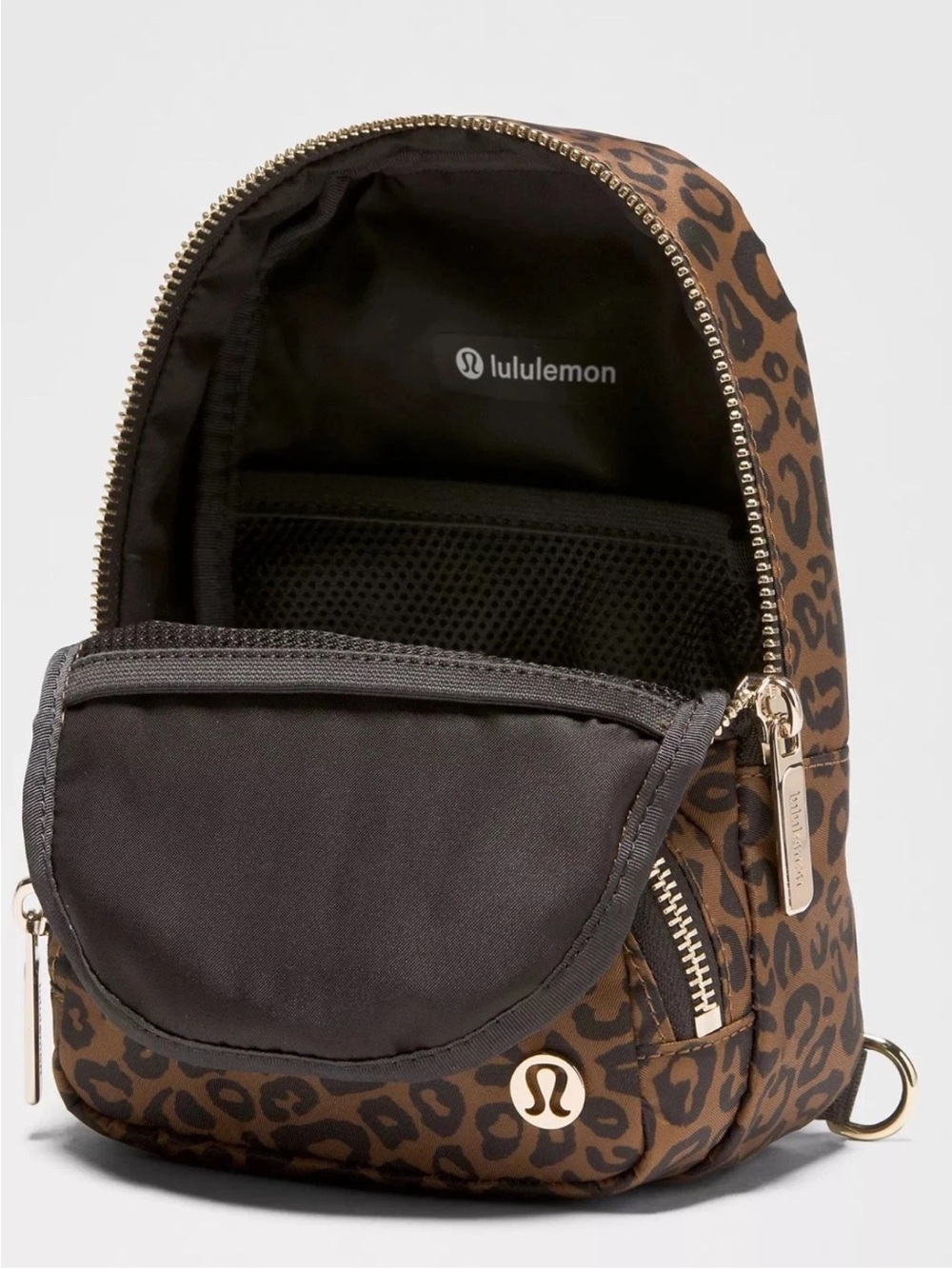 NWT LULULEMON Everywhere Sling Bag Small 2L Leopardo - Picture 4 of 6